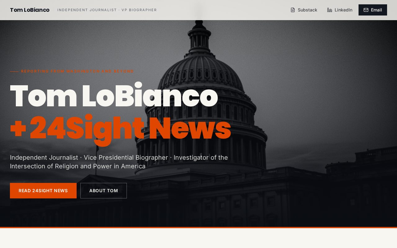 Tom LoBianco author homepage